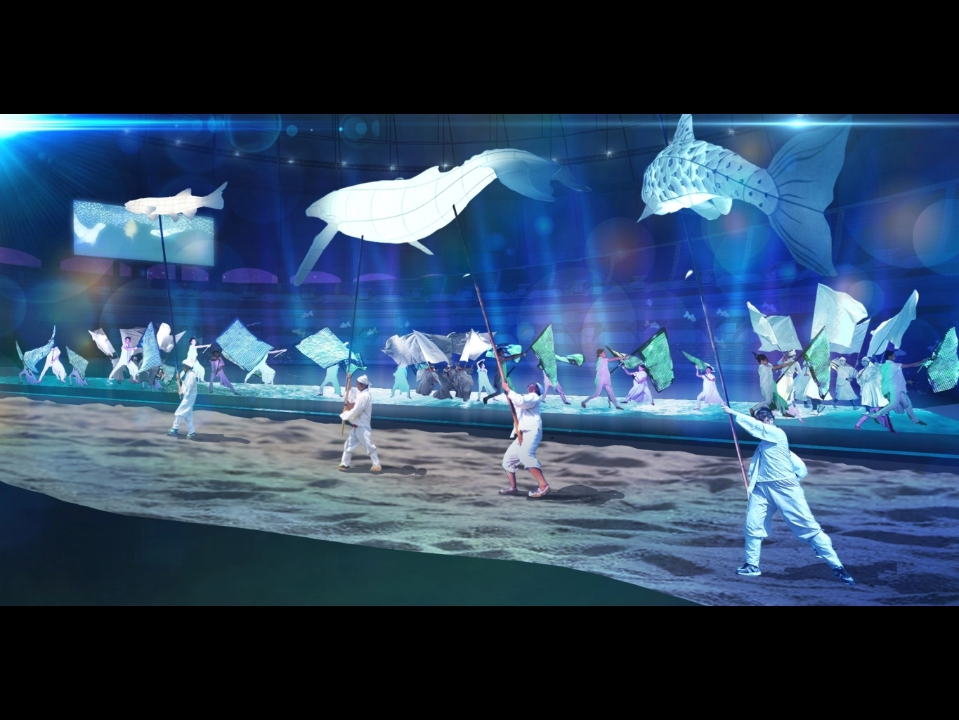 제106회 부산 전국체전 폐회식 시안. 
부산시 제공