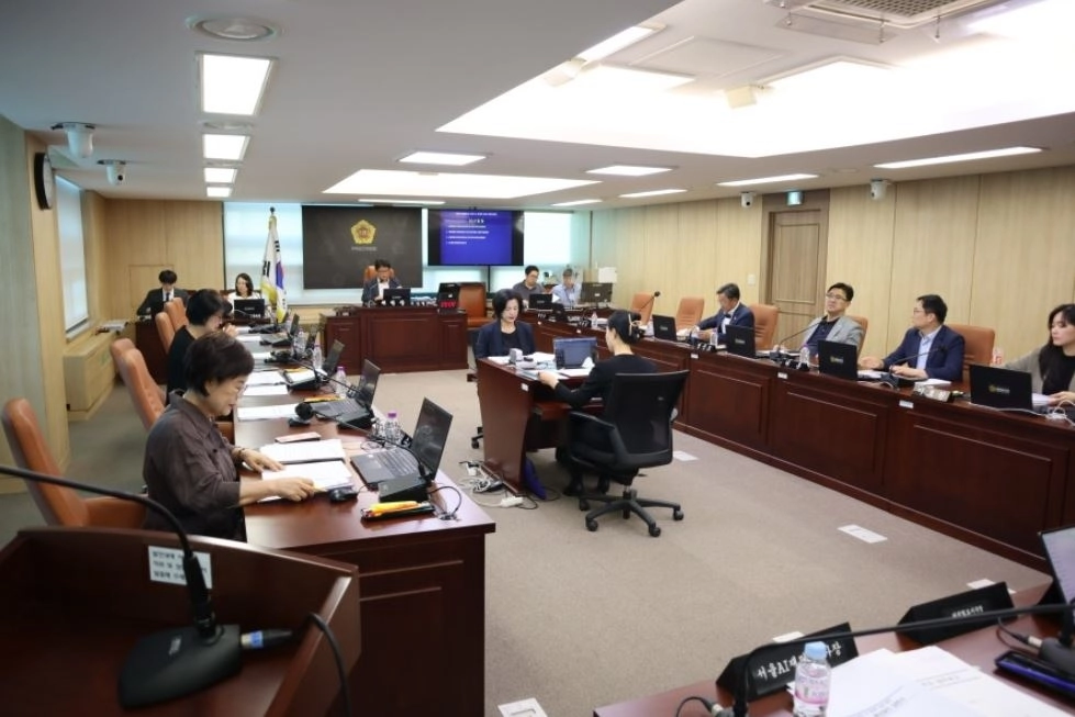 서울시의회 AI 경쟁력 강화 특별위원회(위원장 서상열) 회의 전경