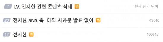 중국 소셜미디어(SNS) 웨이보 캡처