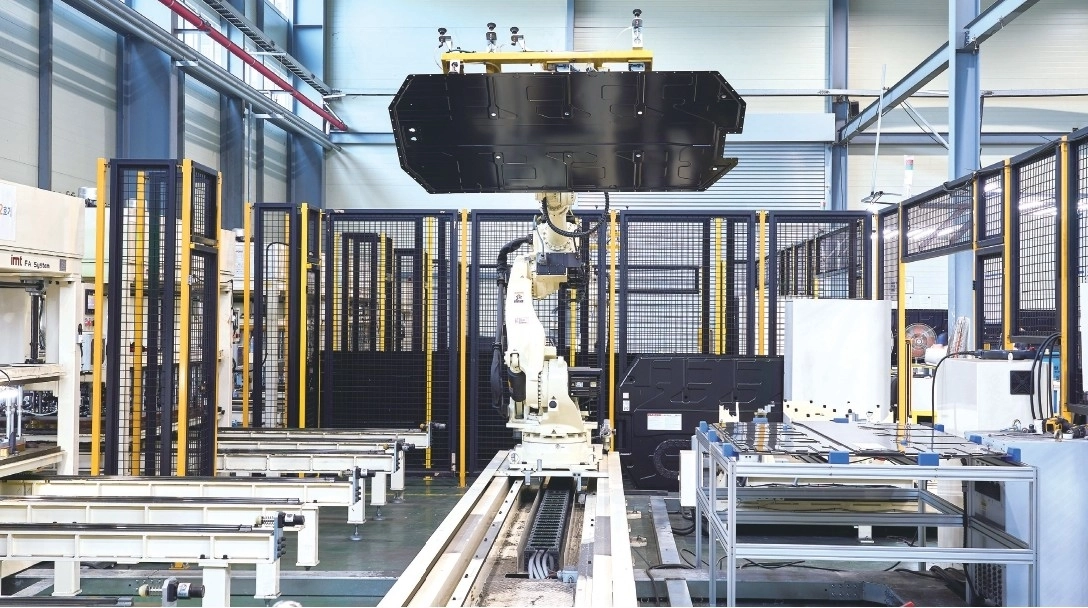 AI를 기반으로 한 생산제조 공정.  
충북도 제공.