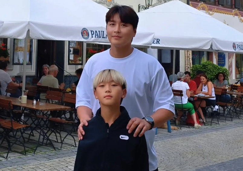 이동국과 아들 시안. 이수진씨 인스타그램