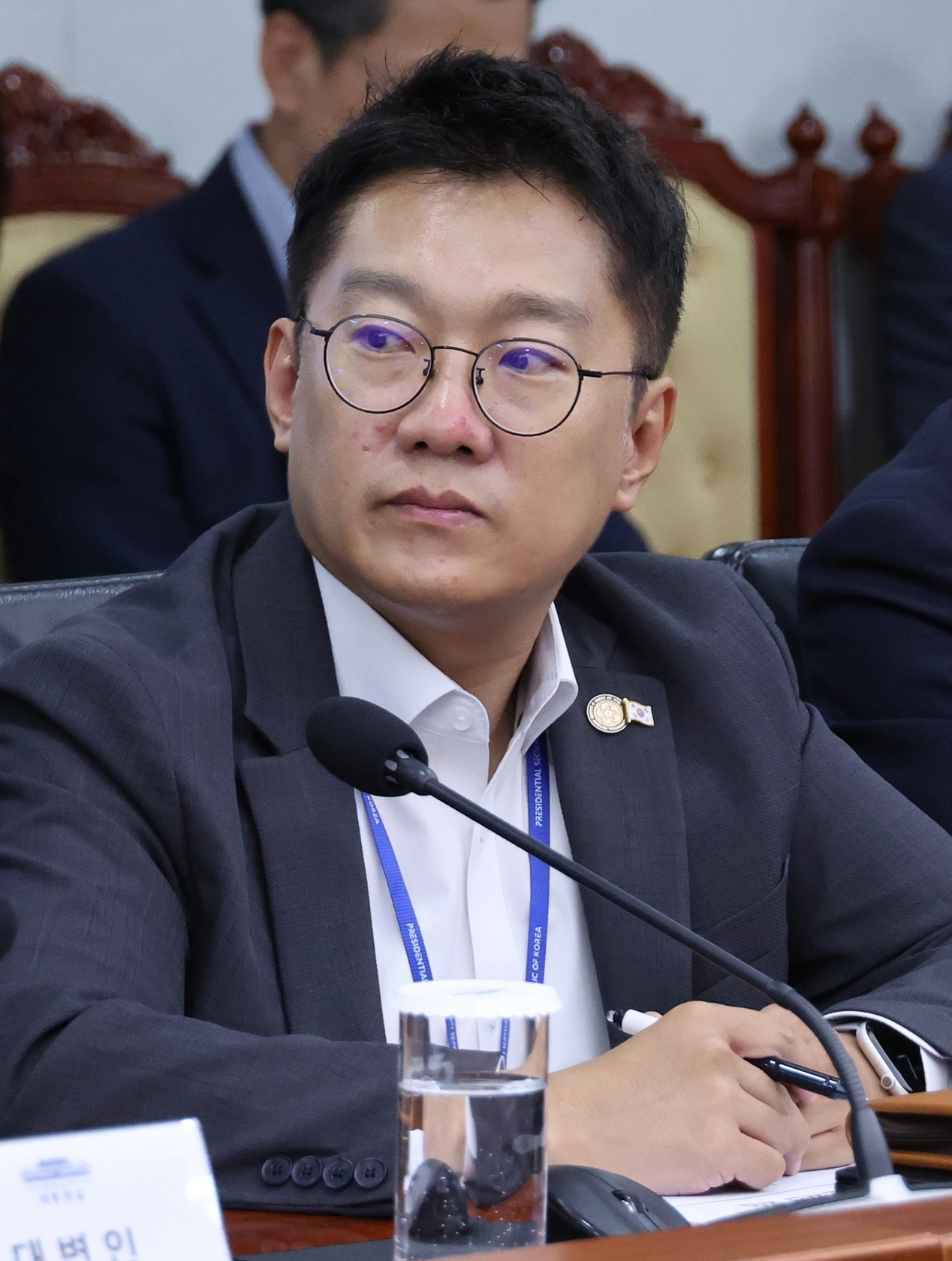 김남준 제1부속실장.
연합뉴스