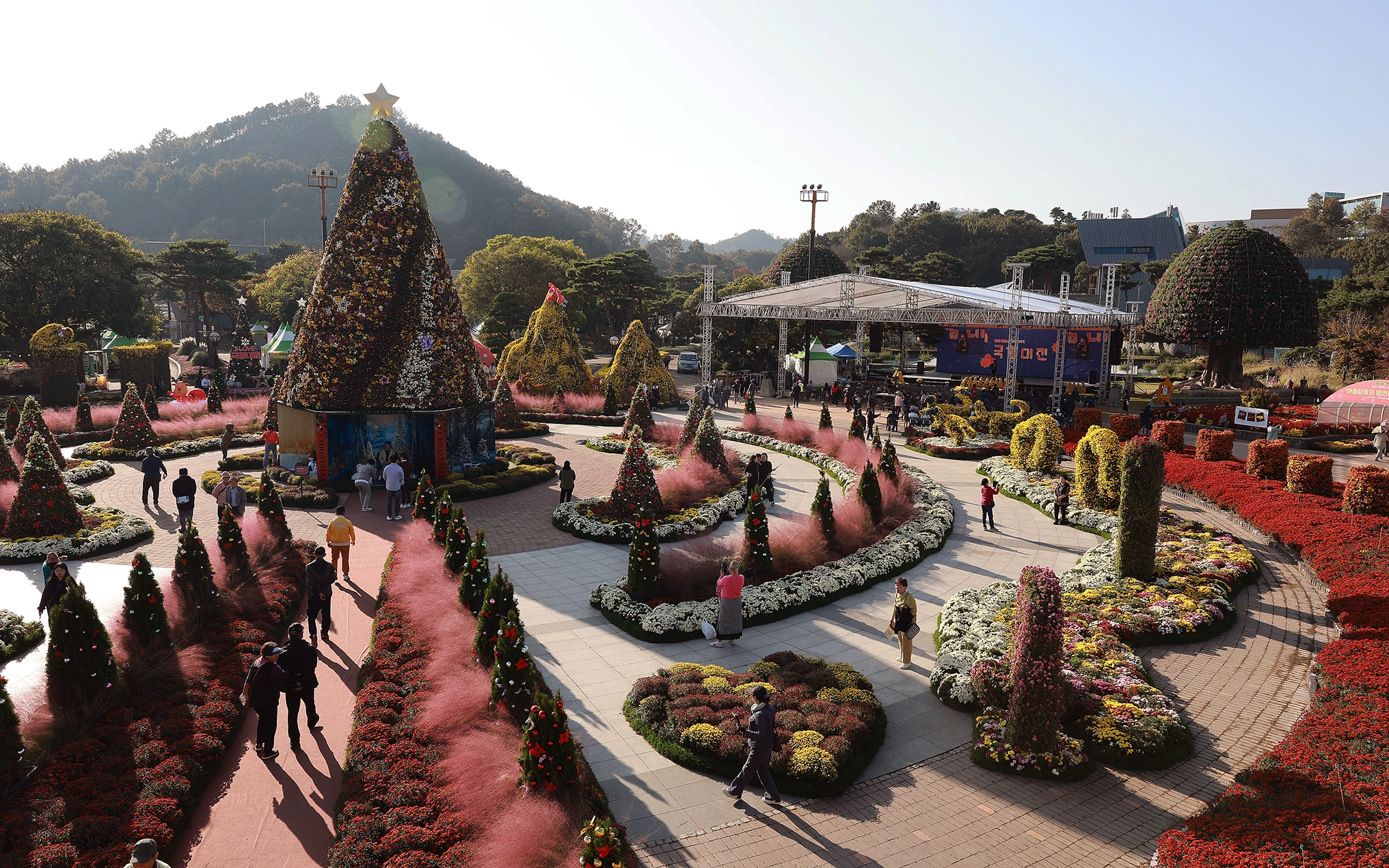 ‘2025 대한민국 국향대전’이 다음달 24일부터 11월 9일까지 함평엑스포공원 일원에서 ‘마법의 국향랜드’라는 주제로 열린다. 사진은 지난해 국향대전 축제장 모습.
전남도 제공