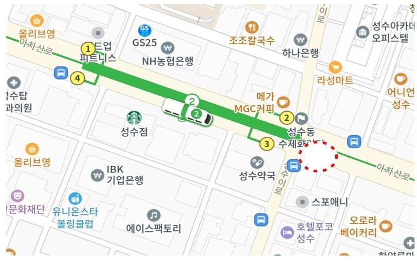 성수역 위치도