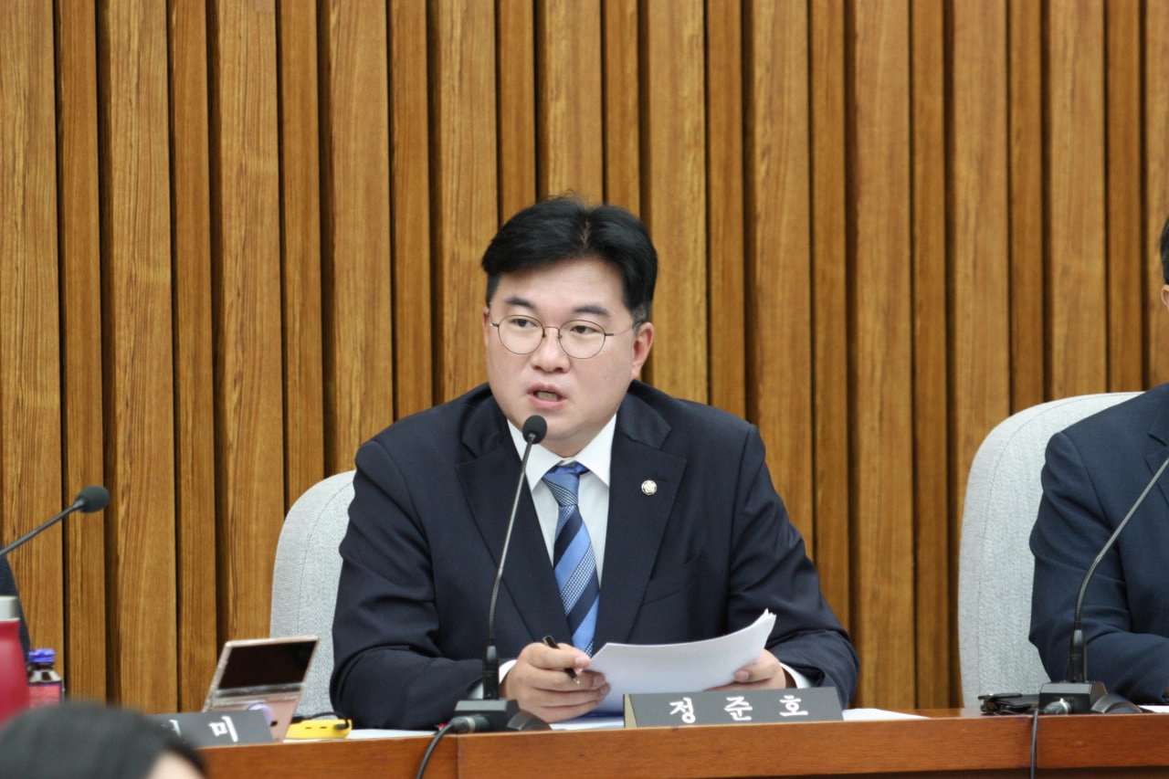 국회 국토교통위원회 소속 정준호 더불어민주당 의원. 의원실 제공