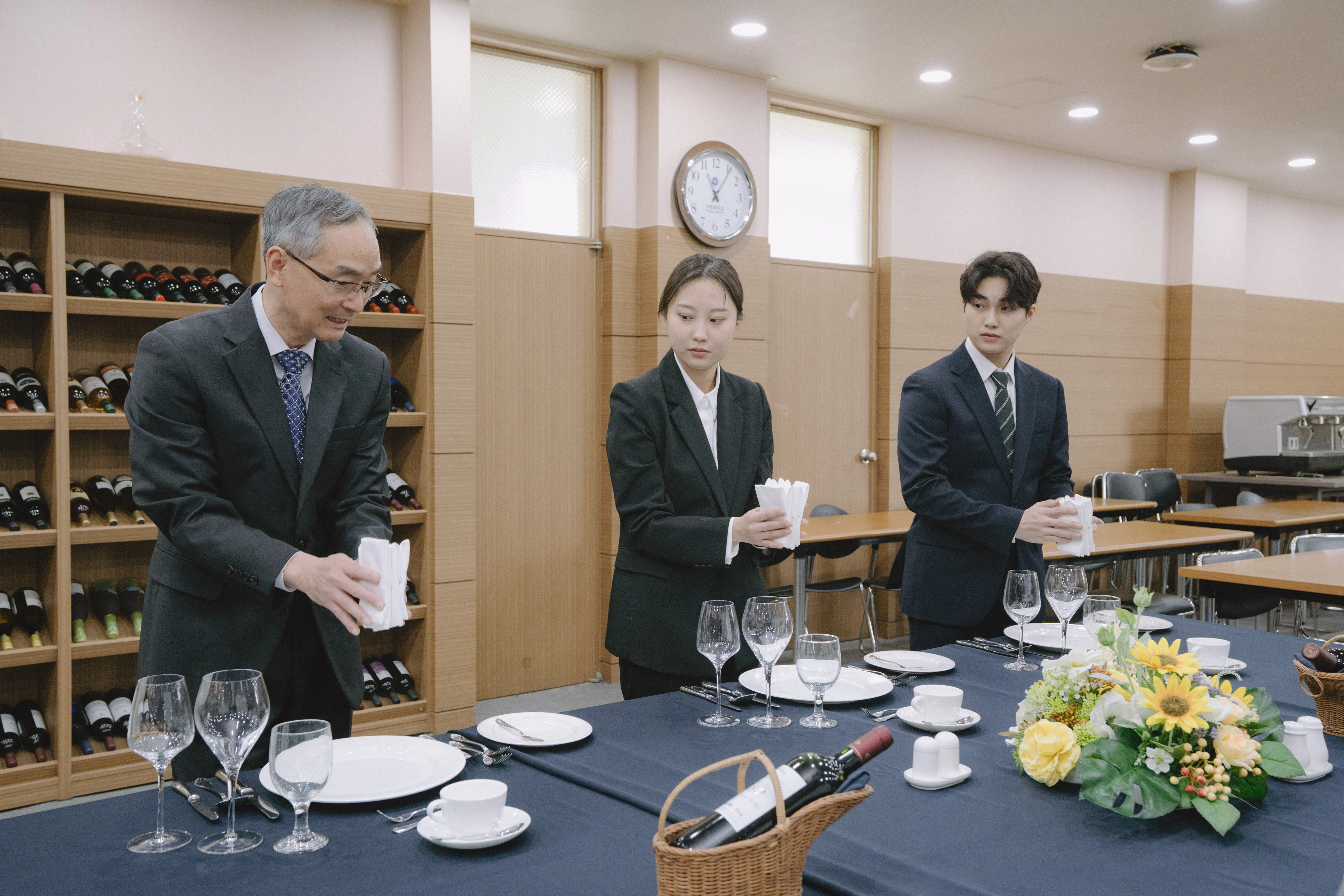 호텔관광과 실습 현장(서정대 제공)