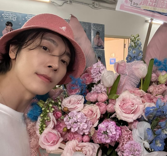 그룹 슈퍼주니어의 멤버 동해. 인스타그램 캡처
