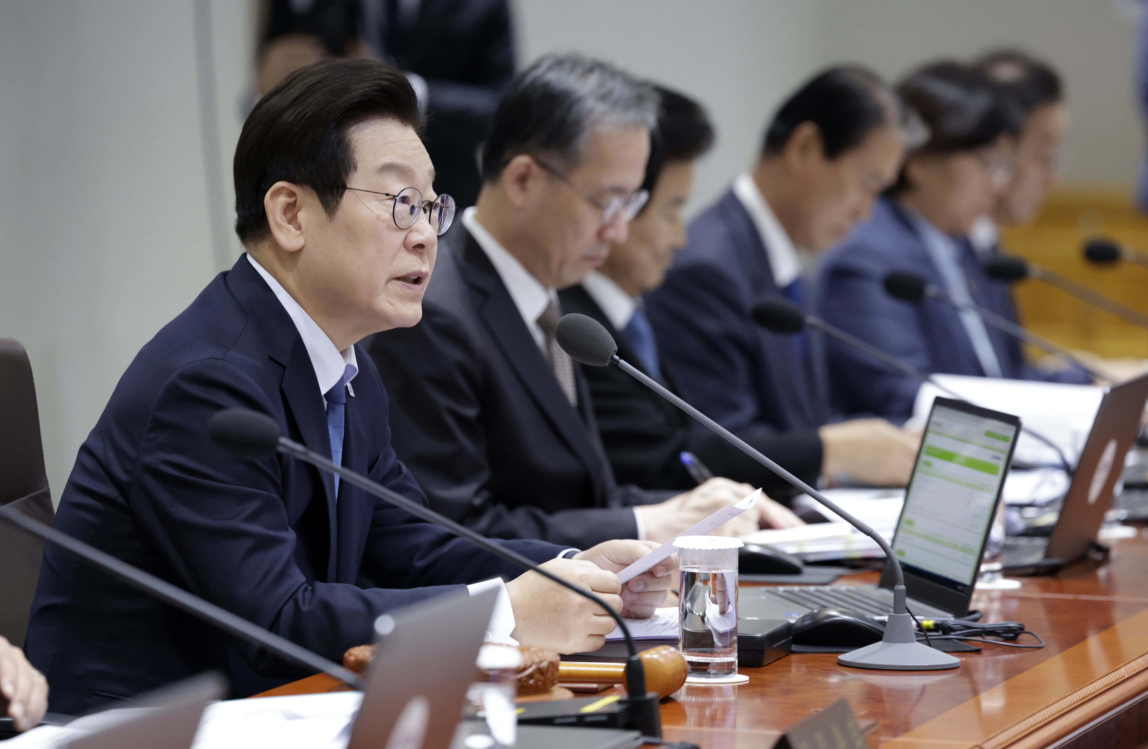 이재명 대통령, 국무회의 발언  이재명 대통령이 21일 용산 대통령실에서 열린 국무회의에서 발언하고 있다. 
연합뉴스