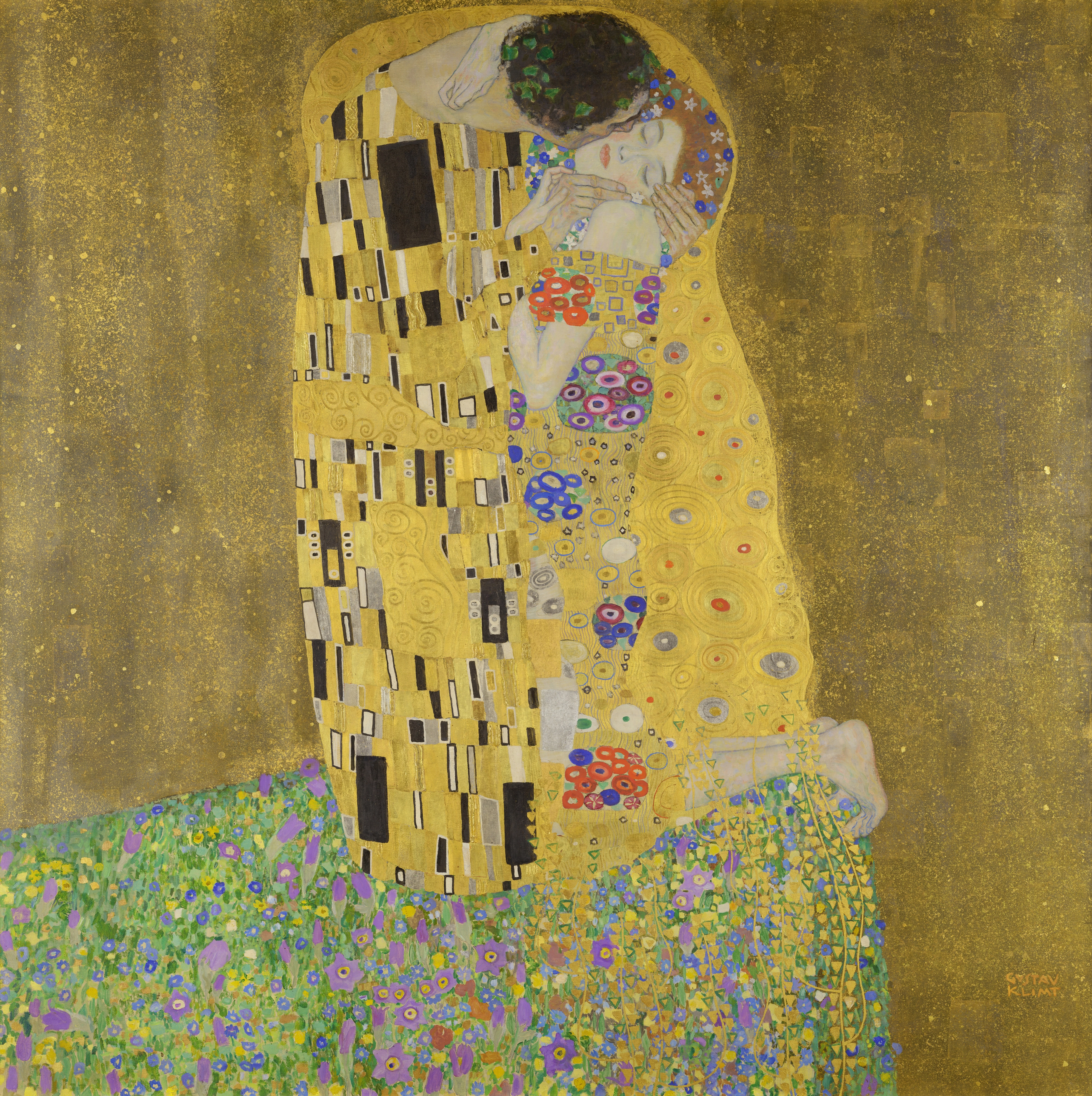 ‘키스’(1907~1908년), 벨베데레 오스트리아 갤러리
