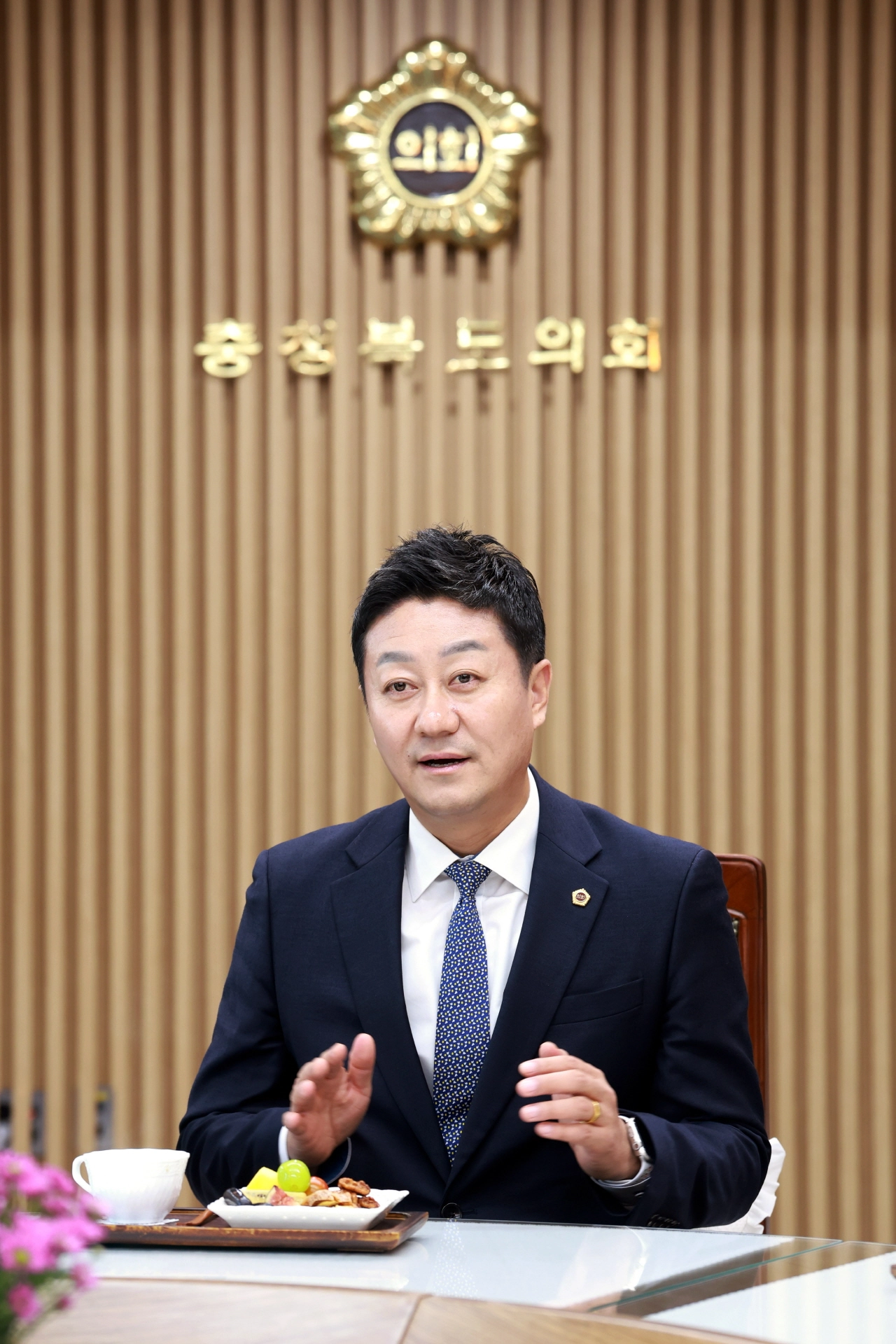 김진경 의장이 10월 30일 ‘대한민국시도의회의장협의회 2025년 제6차 임시회’에서 지방의회 기능 확대 등 현안에 대해 의견을 나누고 있다. (사진=경기도의회)