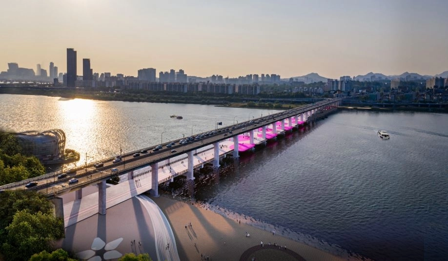 잠수교 전면 보행화 사업 조감도