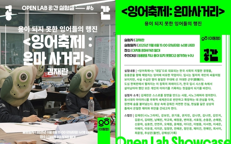 ‘잉어축제:은마사거리’ 홍보물