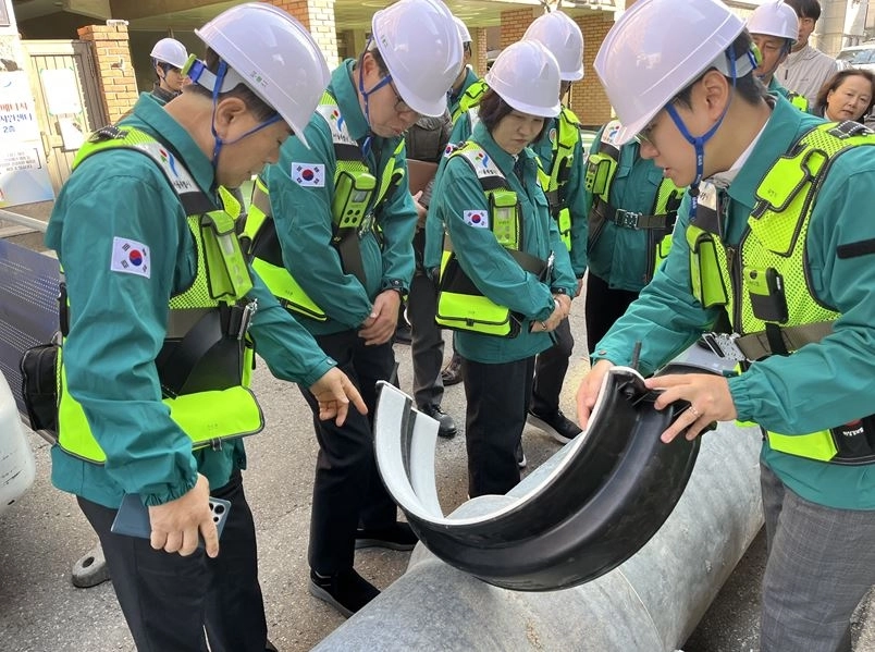 도시안전건설위원회 노후 하수관로 정비 현장 실태점검