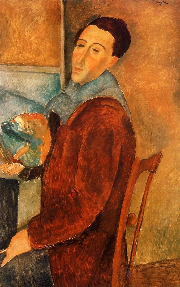 ‘자화상’(1919), 상파울루 현대미술관 소장.