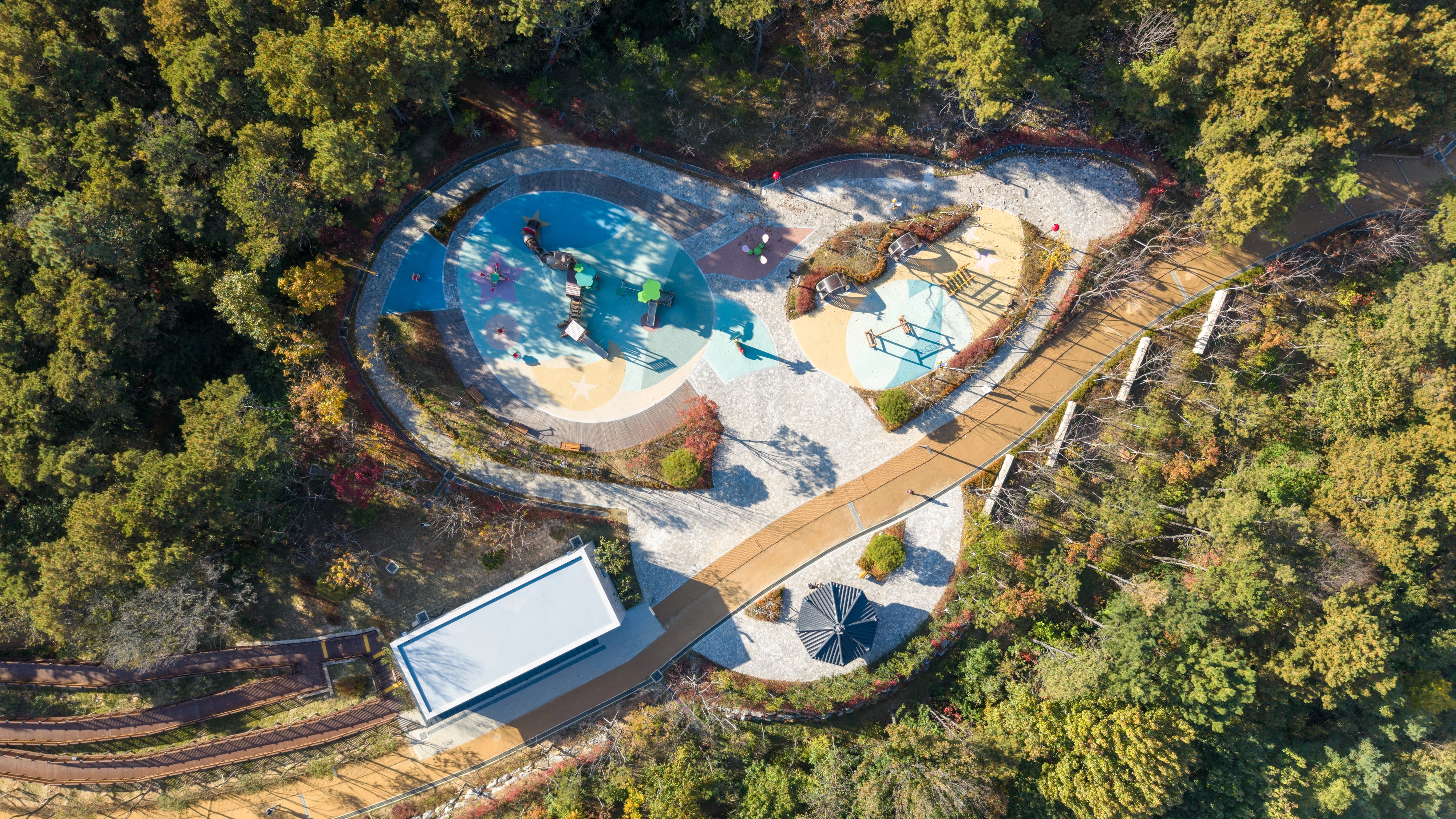 주민 친화형 가족 놀이 공간으로 활용될 자연놀이터.  
광주광역시 제공