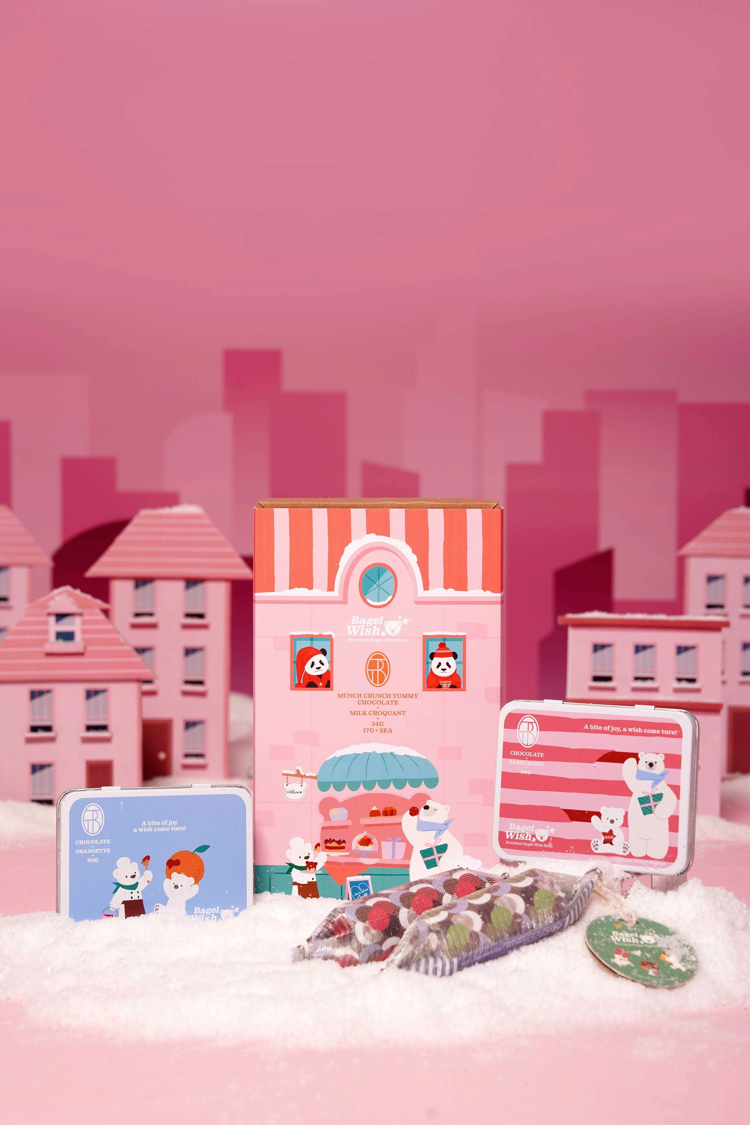 프리미엄 수제 초콜릿 브랜드 ‘트리투바’와 협업해 출시한 초콜릿 에디션. 에버랜드 제공