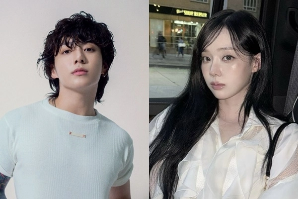 BTS 정국, 에스파 윈터. 빅히트뮤직, 인스타그램