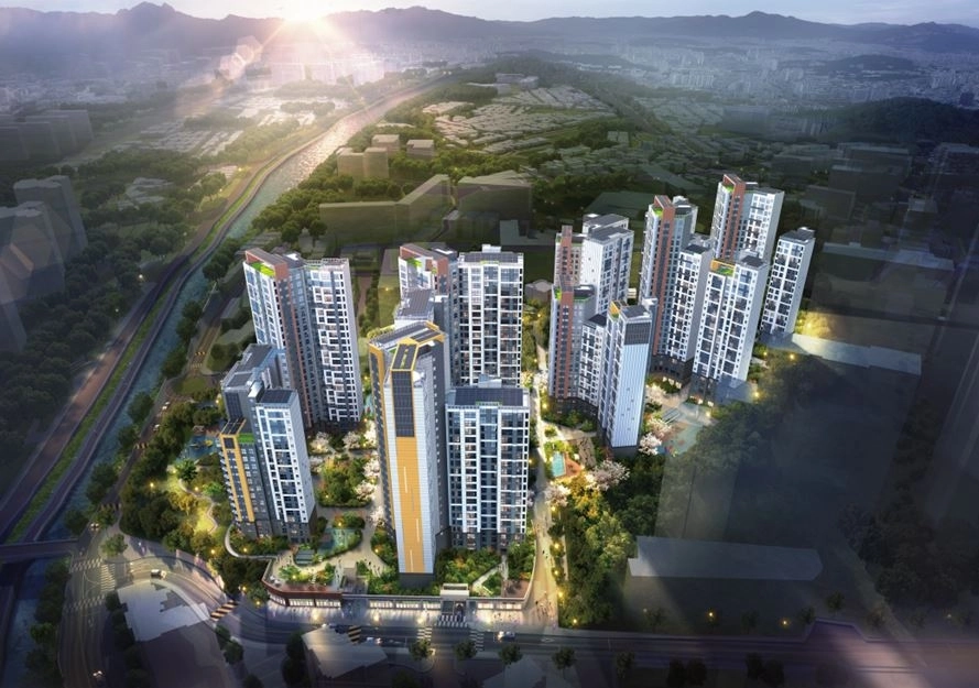 월계동신아파트 재건축 조감도(안)