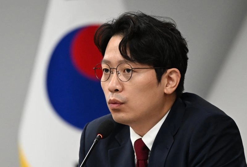 이기인 개혁신당 사무총장이 지난 8월 22일 광주시의회예결특위 회의실에서 열린 ‘제30차 광주 현장최고위원회의’에서 발언하고 있다. 뉴시스