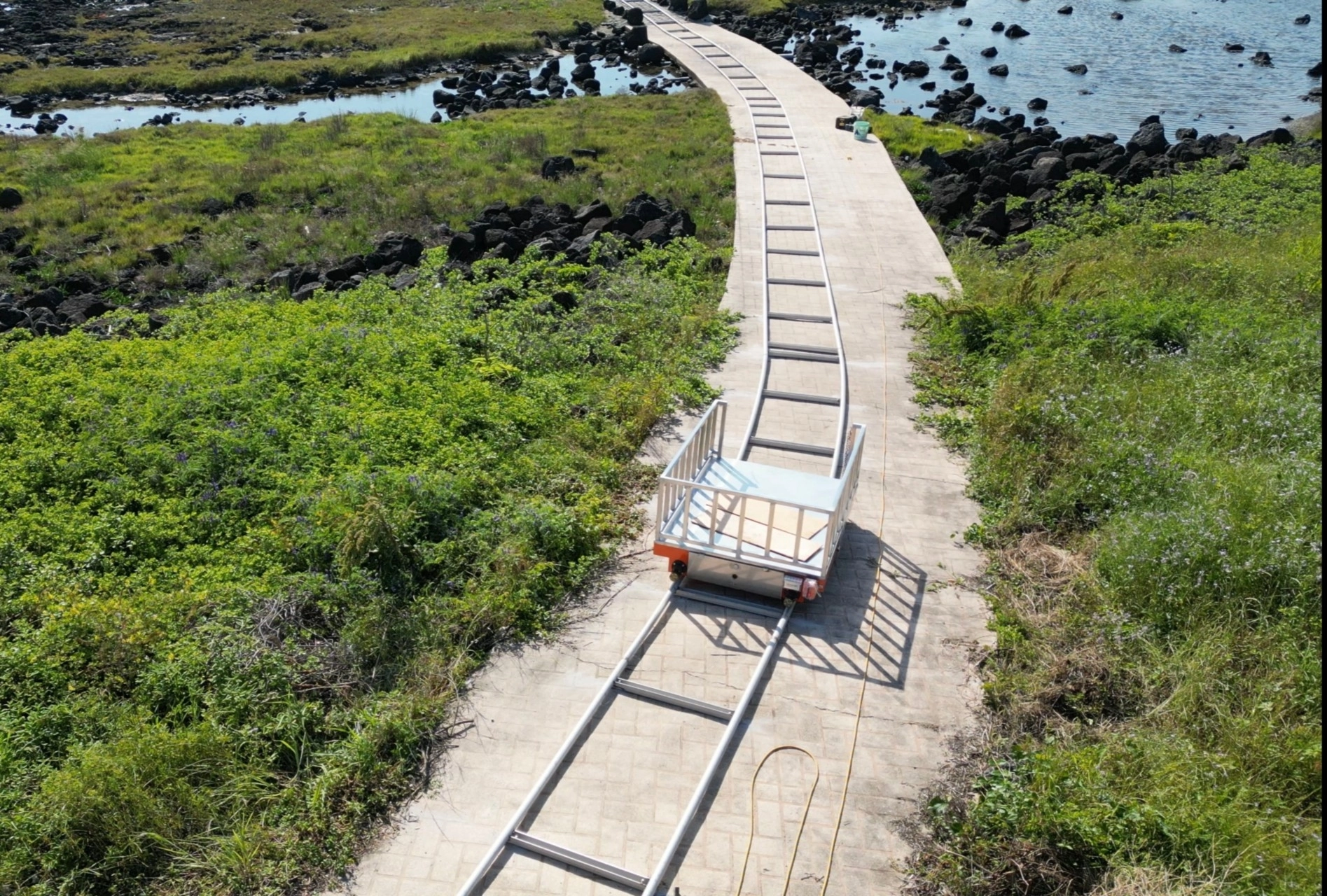 바다기찻길의 모습. 서귀포시 제공