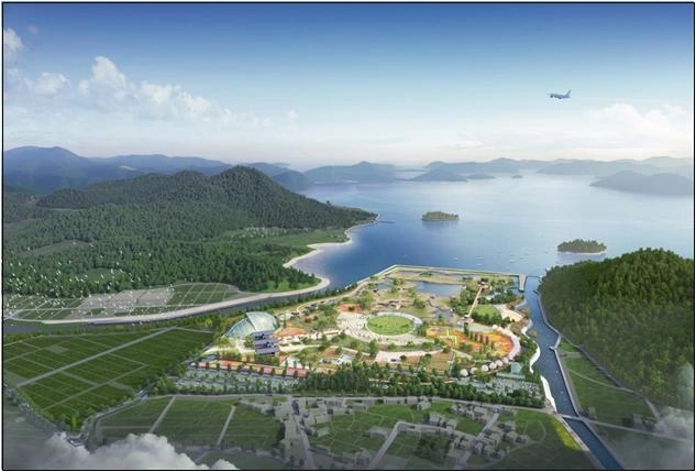 한·아세안 국가정원 조감도. 
경남도 제공