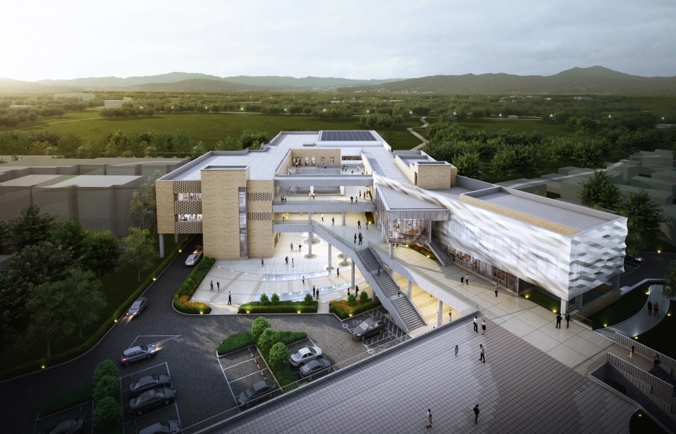 보성군 복합커뮤니티센터 조감도