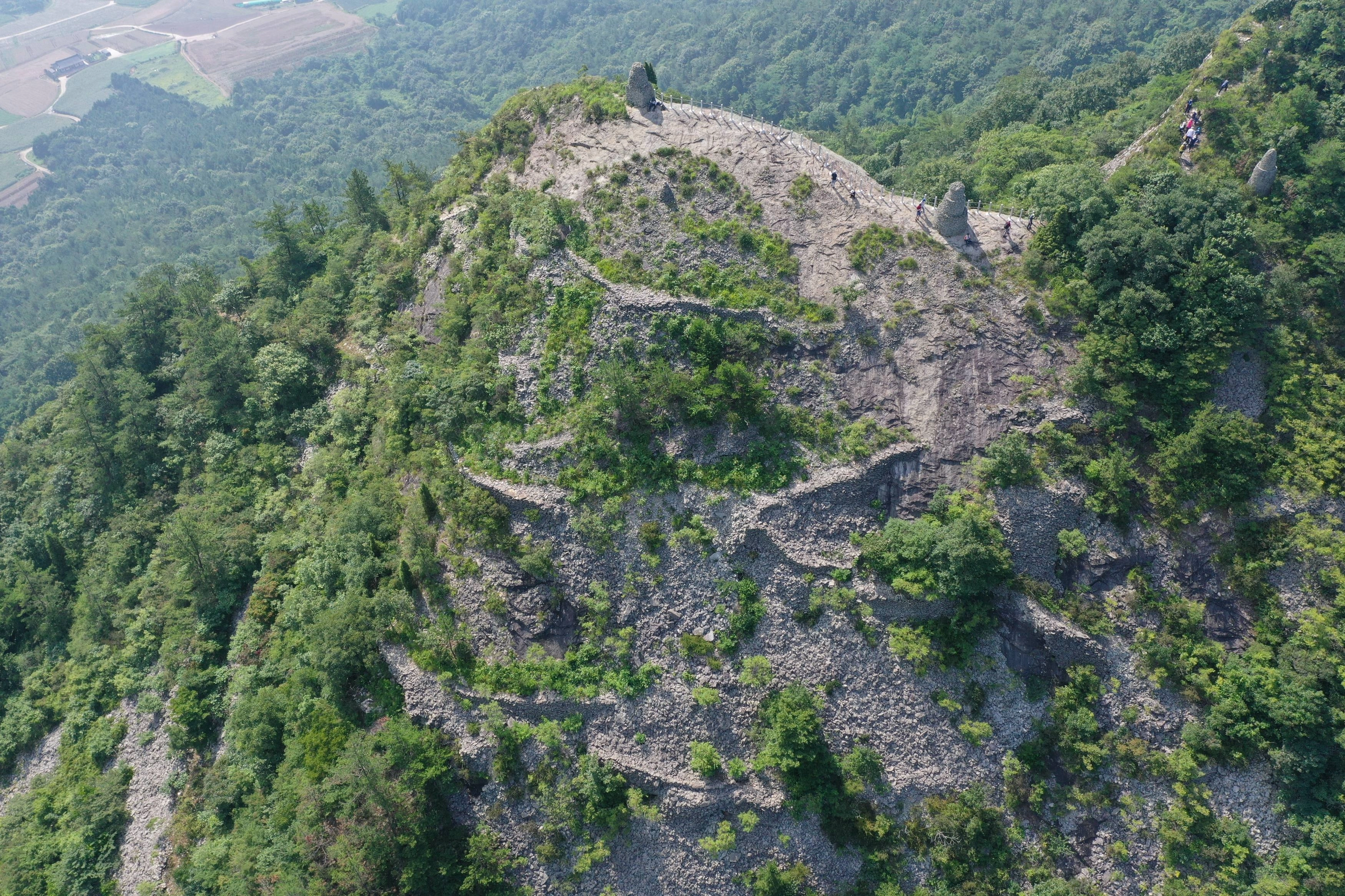 보성군 오봉산 용추동과 칼바위 일원이 명승으로 지정됐다. 사진은 오봉산 우마차길