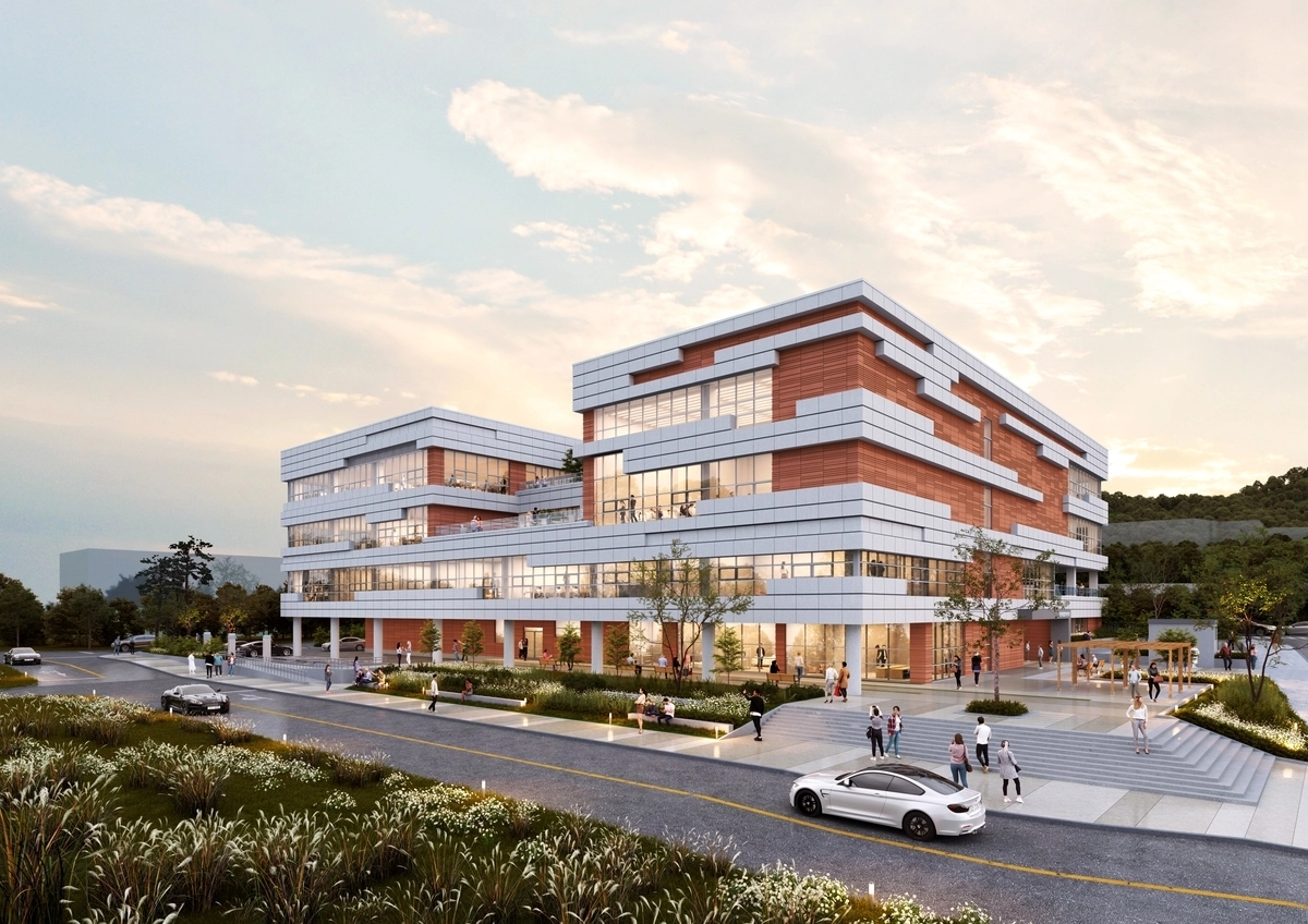 경북 김천시 보건소·치매안심센터·정신건강복지센터 등이 한자리에 모인 통합보건타운 조감도.
김천시 제공