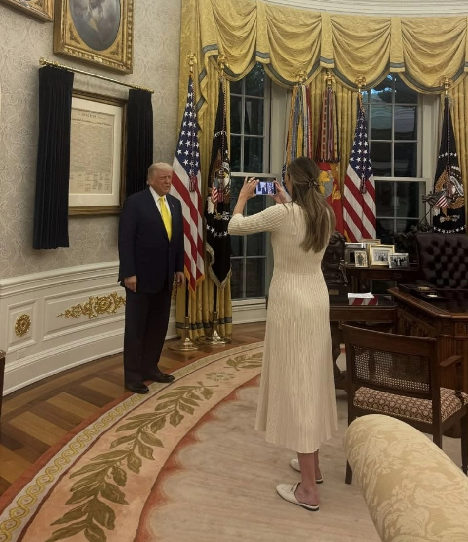 백악관에서 일하는 마고 마틴의 모습. 마고 마틴 인스타그램