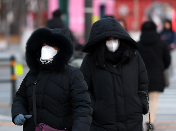 강추위 속 출근