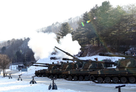 육군 제2포병여단, 신년 화력 전투태세 점검