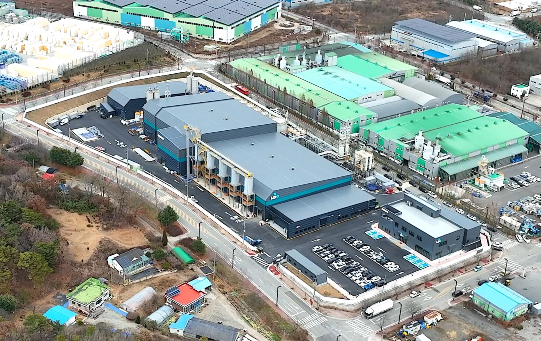 엘디카본 당진공장 전경