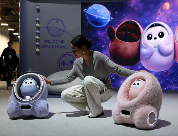 대화가 가능한 중국 TCL 로봇 에이미