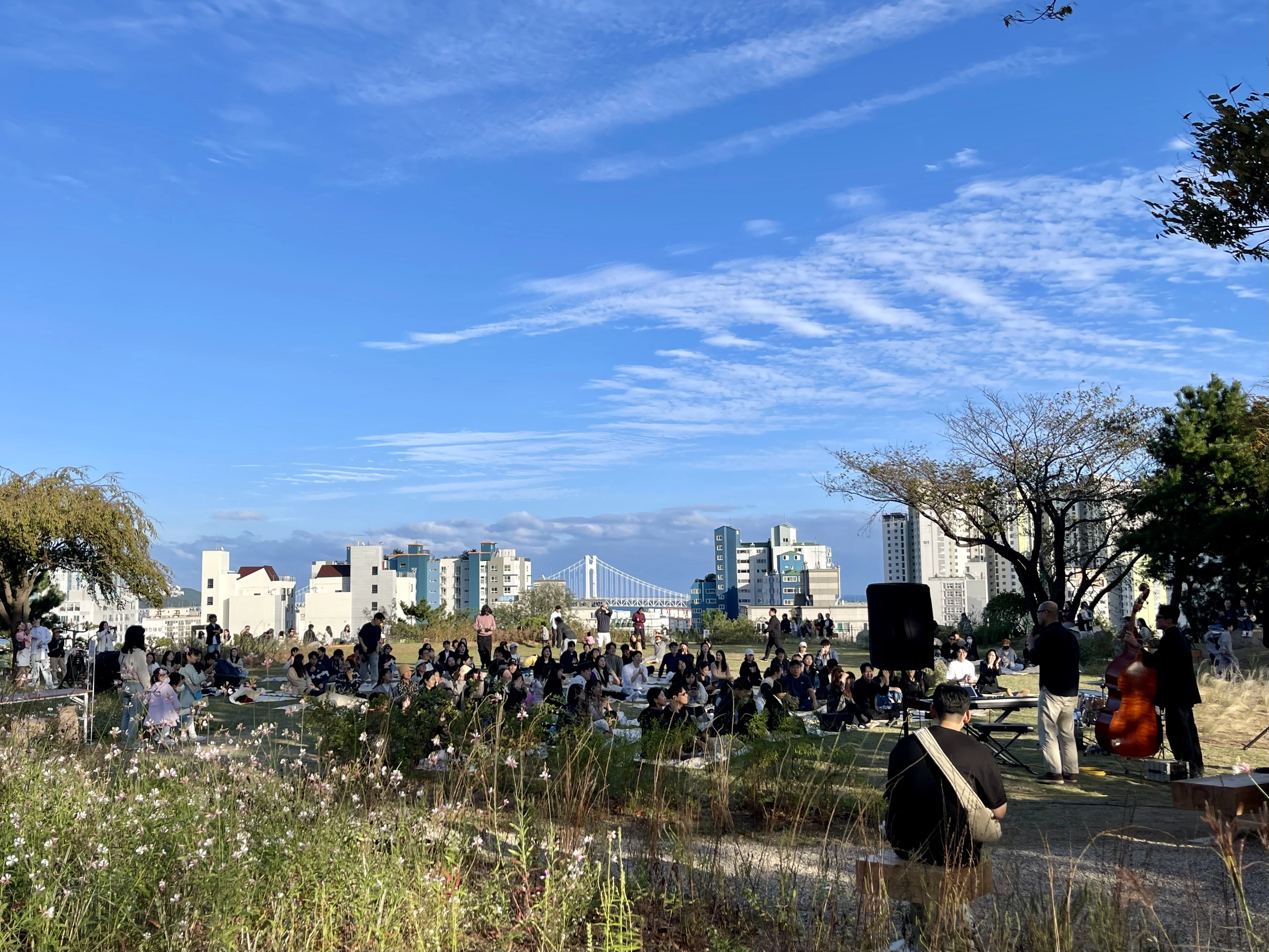 옛 부산시장 관사인 도모헌에서 야외 재즈 공연이 펼쳐지고 있다. 
부산시 제공