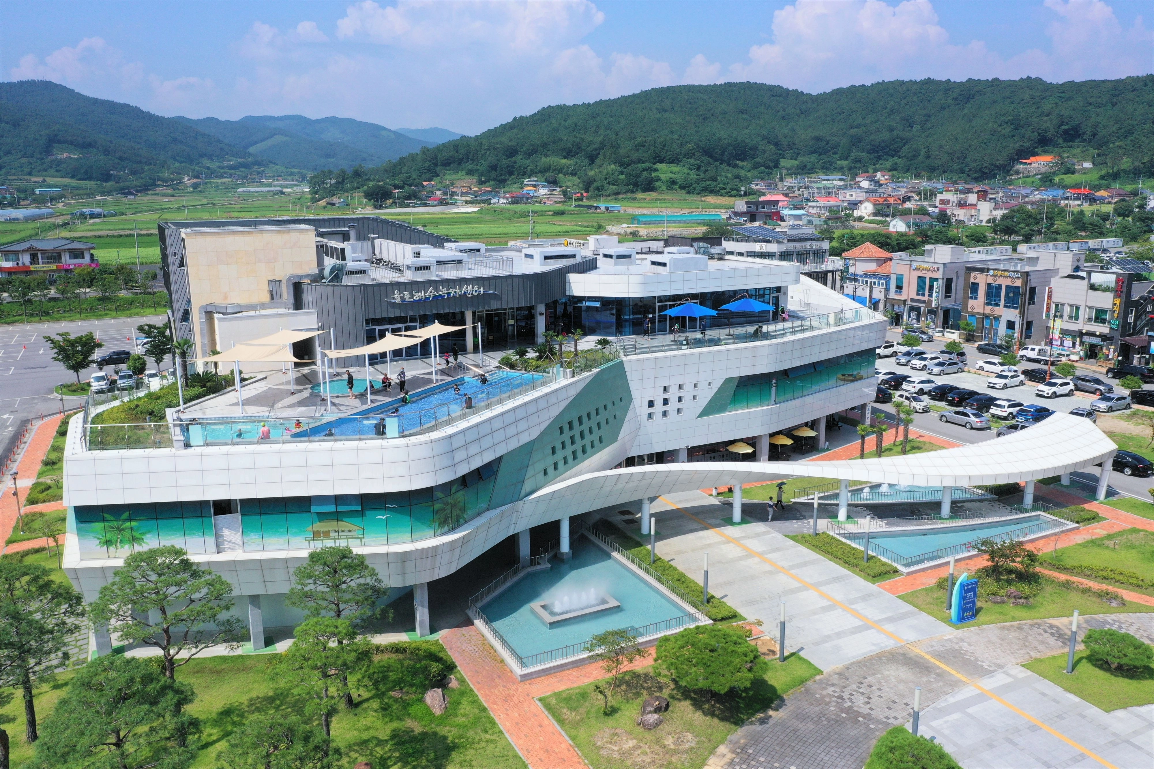 율포해수녹차센터 전경