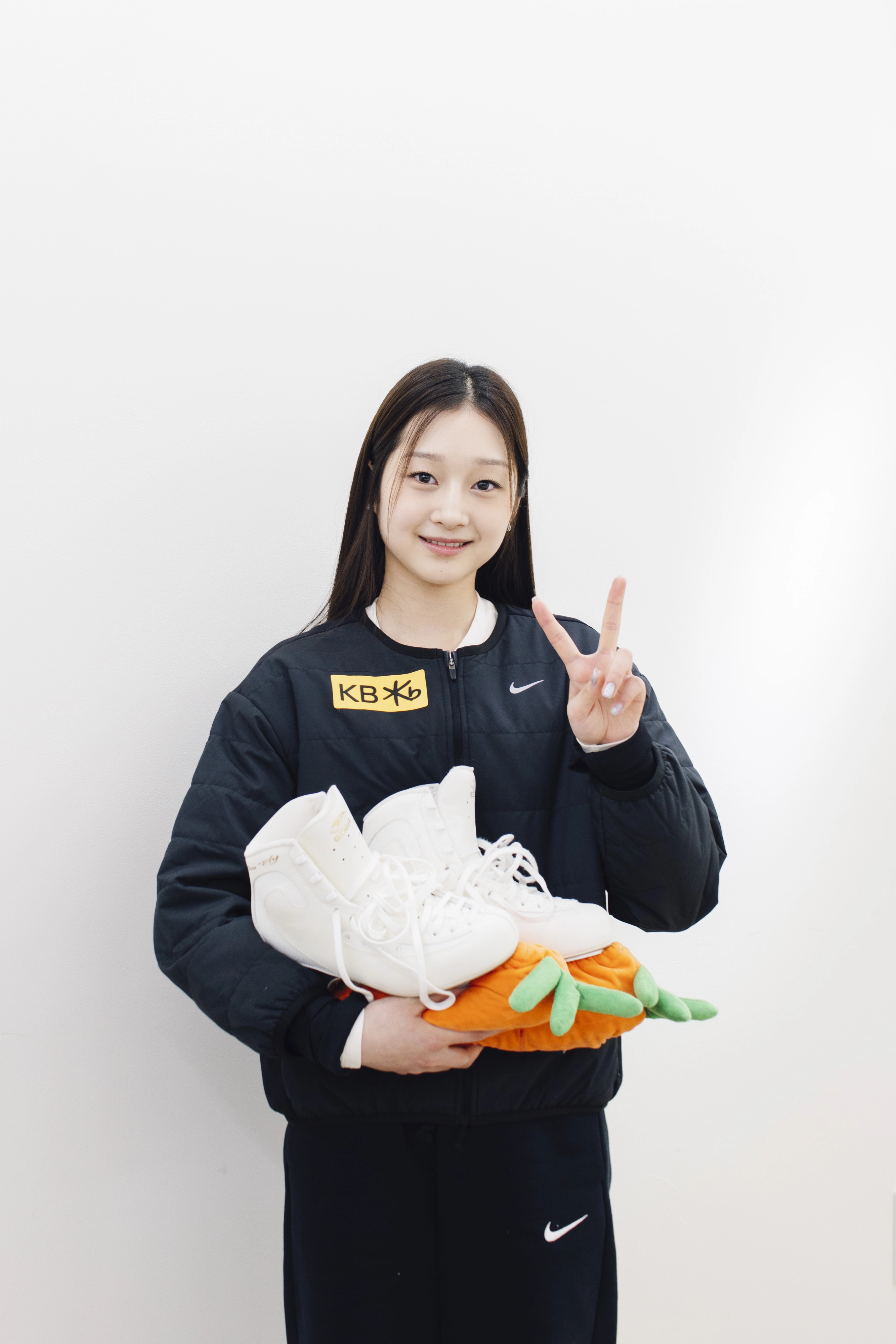 신지아가 8일 서울 강남구 올댓스포츠에서 서울신문과 만나 동계올림픽에 출전하는 각오를 밝히고 있다. 
류재민 기자