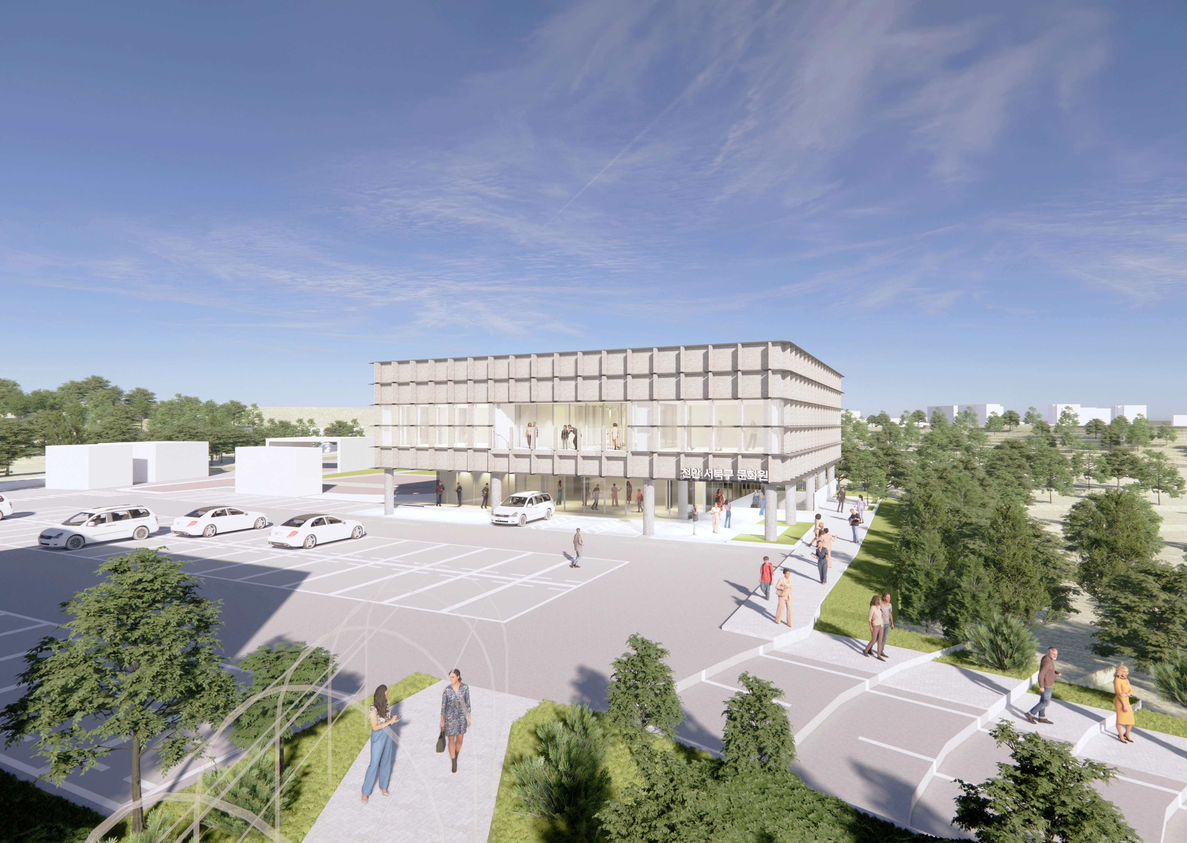 천안서북구문화원 조감도. 시 제공