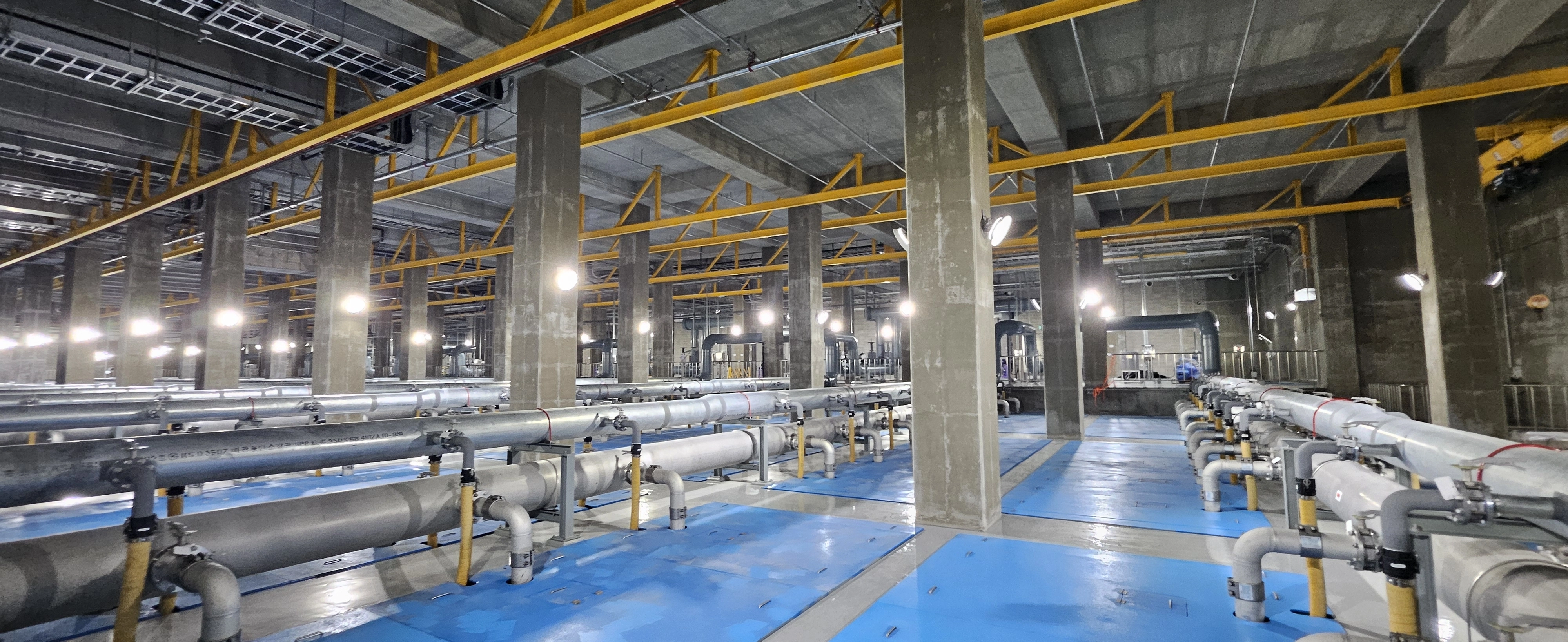 지하화한 제주시 도두동 공공하수처리시설의 모습. 제주 강동삼 기자