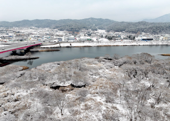 소양강 겨울 풍경