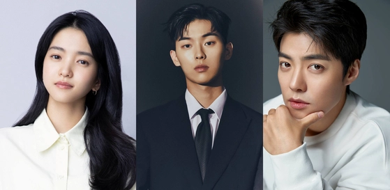 맨 왼쪽부터 배우 김태리, 최현욱, 방송인 강남. 매니지먼트mmm-골드메달리스트-샌드박스네트워크 제공