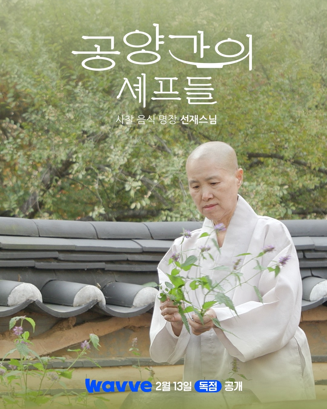 ‘공양간의 셰프들’ 포스터. 웨이브