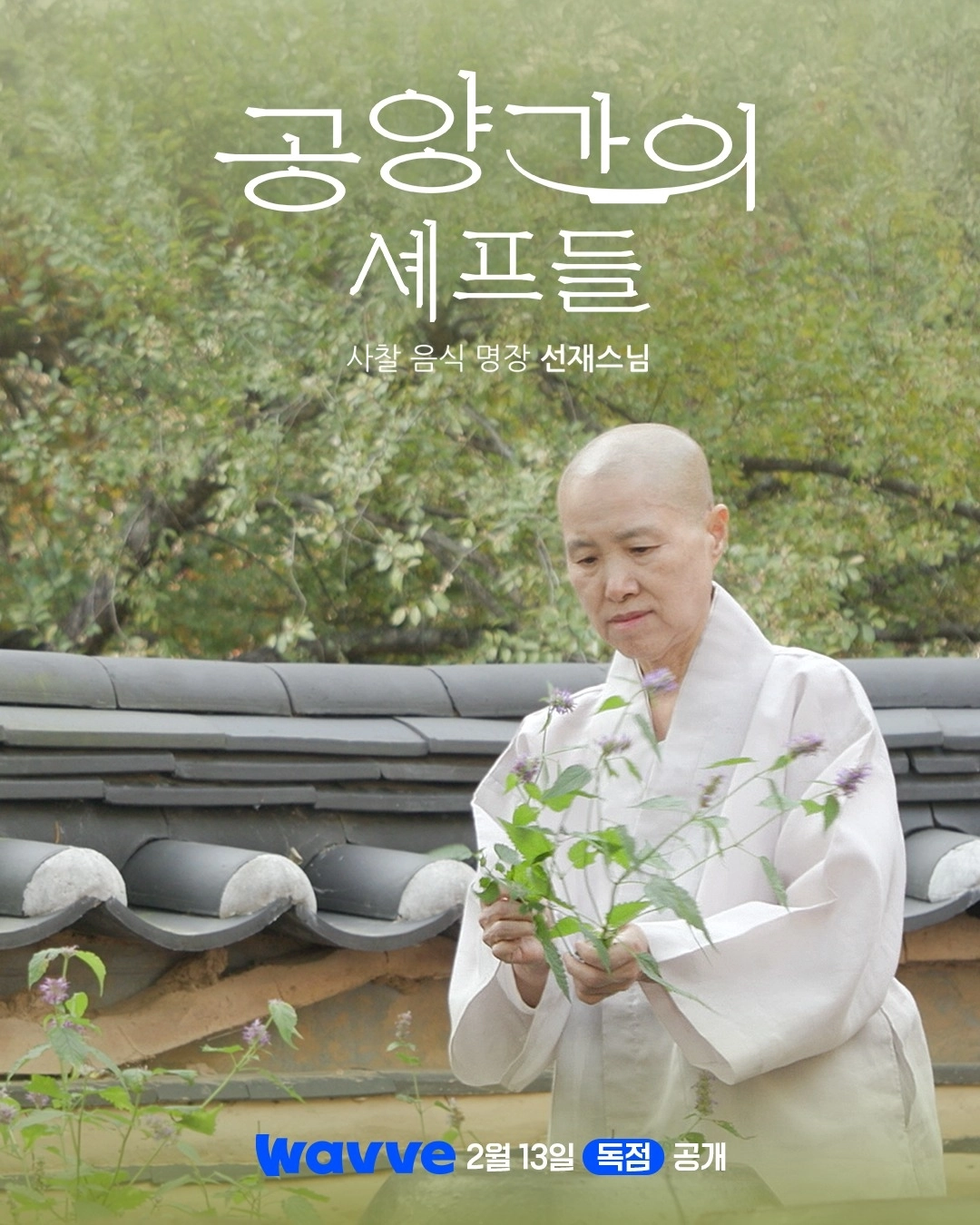 ‘공양간의 셰프들’ 포스터. 웨이브