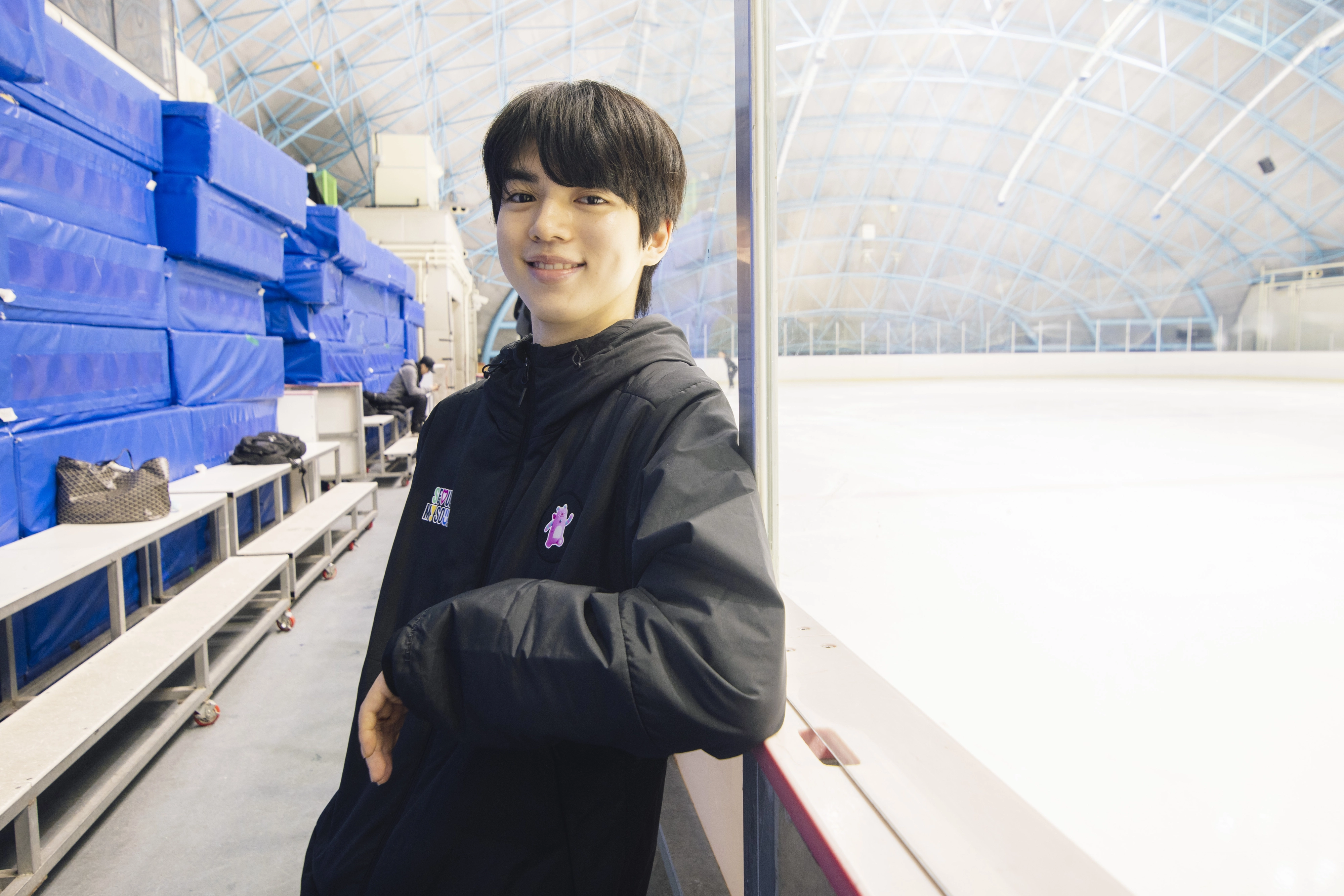 차준환이 지난 13일 서울 노원구 태릉빙상장에서 훈련을 앞두고 서울신문과 인터뷰하며 미소 짓는 모습.
류재민 기자