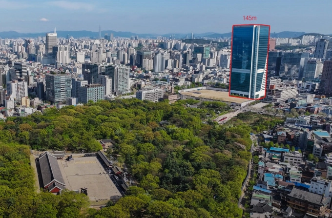 서울시 고시 내용을 바탕으로 만든 세운4구역 건물 가상도. 2026.1.23
국민의힘 서울시당 제공