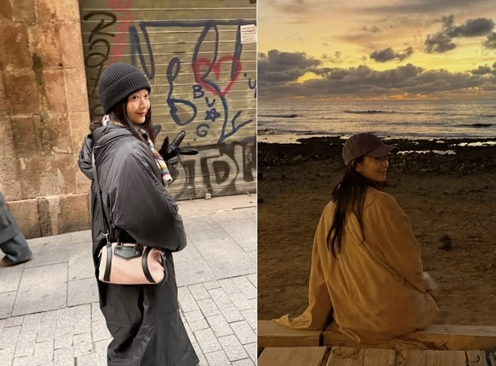 배우 신민아가 김우빈과 떠난 신혼여행지에서 찍은 사진들을 공개했다. 신민아 인스타그램