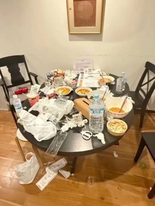 2024년 11월 일본 오사카의 한 게스트하우스도 중국인 관광객 투숙 후 청소에 애를 먹었다고 하소연한 바 있다. 당시 게스트하우스 주인은 “중국인 관광객 5명이 숙소를 엉망으로 만들었다”며 울분을 토했다. SCMP 캡처