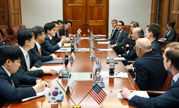 김정관-러트닉 관세협의