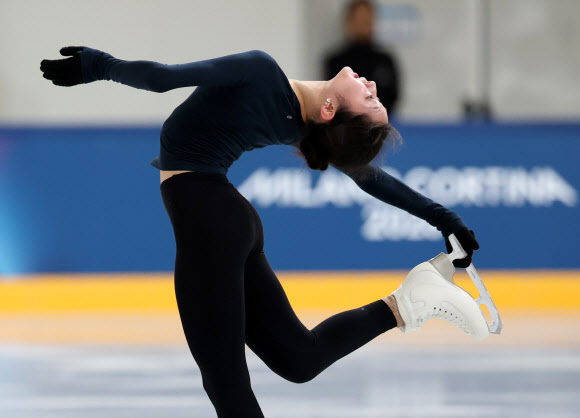 훈련하는 피겨 신지아