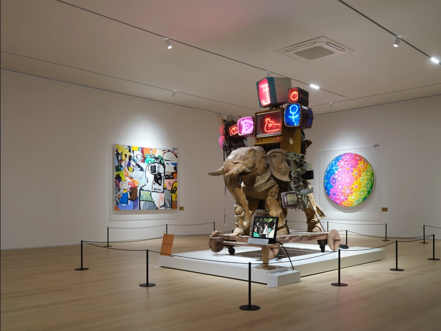 두산위브더제니스 센트럴 천안’ 견본주택에 마련된 ‘제니스갤러리’ 내부. 두산건설 제공