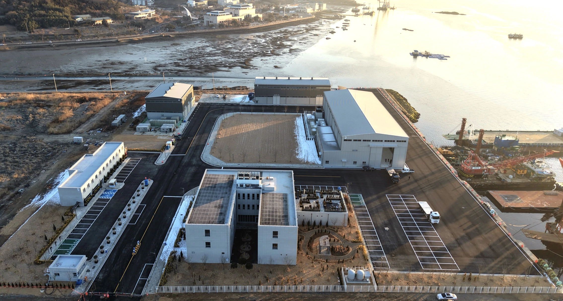 친환경선박 시험시설 전경